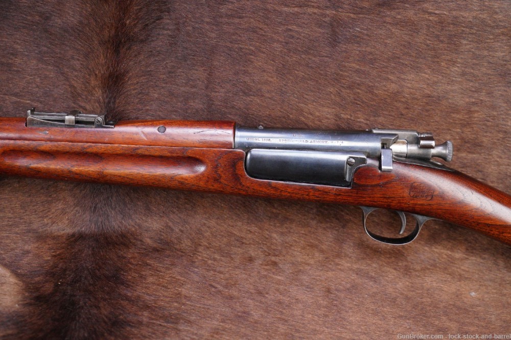 Springfield Model 1896 Krag US .30-40 U.S. Bolt Action Rifle Antique No FFL-img-10