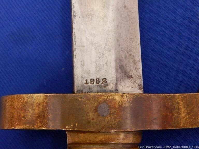 Civil War 1862 Dated Bayonet (without scabbard)-img-9