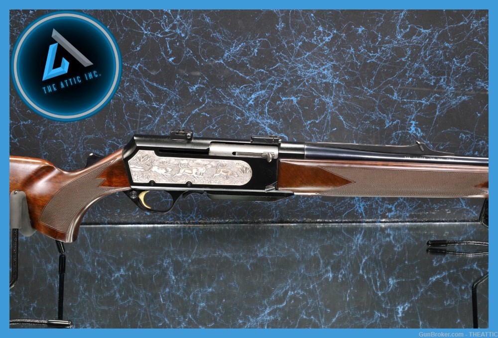 BROWNING BAR 308 WINCHESTER ENGRAVED SIGNED BY ARTIST NICE CONDITION!-img-0