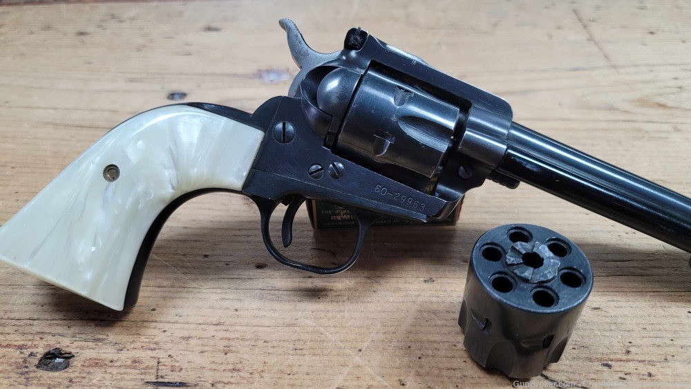 Ruger Single six revolver single action .22LR pearl grips extra cyl. 22mag-img-5