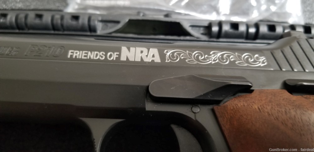  Sig Sauer P210 American Standard target 9mm Pistol W/ Friends of NRA Logo-img-7