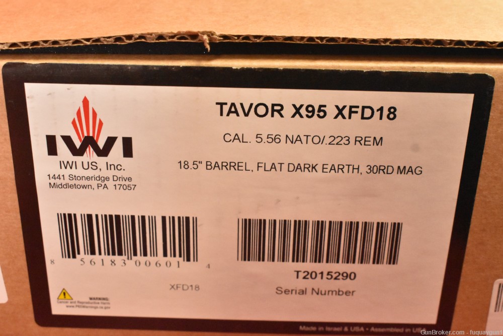 IWI Tavor X95 FDE 5.56 18.5" XFD18 Tavor-Tavor-img-9