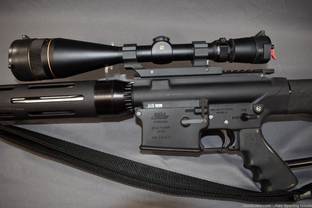 Eagle Arms AR-10 - .243 Win. Semi-Automatic Rifle w/ Leopold  6.5-20X Scope-img-8
