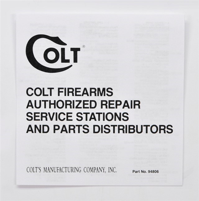 Colt Gov't Model MK IV/Series 80 Manual Plus.1990-img-3