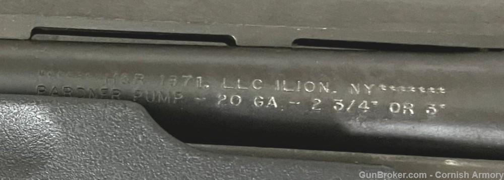 Harrington & Richardson H&R 1871 Pardner Pump 20 gauge 20" barrel 3" mag-img-12