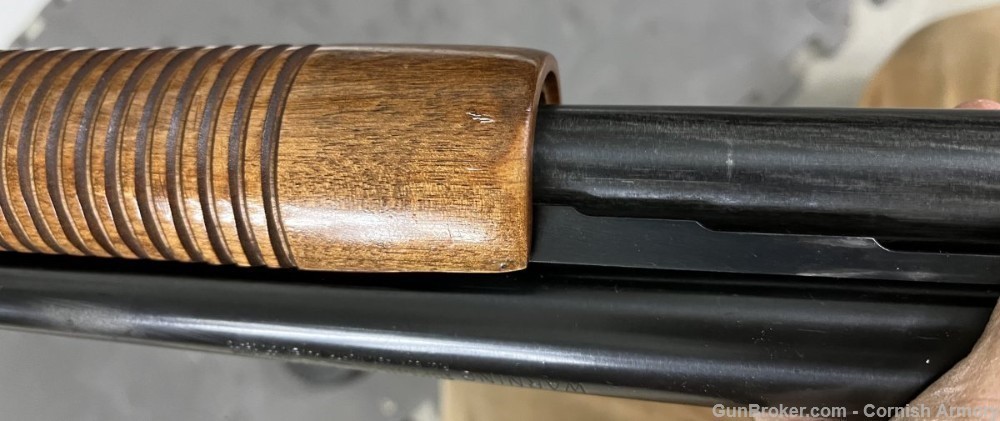Mossberg 500A 12 gauge pump shotgun 18" cylinder Nice wood stocks 3" mag-img-31