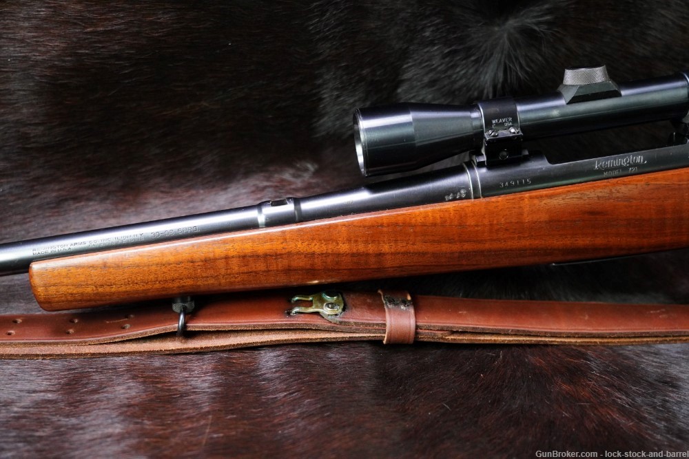Remington Model 721 .30-06 SPRG 24" Bolt Action Rifle & Scope MFD 1954 C&R-img-11