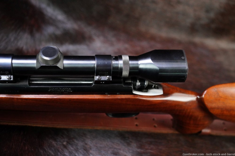 Remington Model 721 .30-06 SPRG 24" Bolt Action Rifle & Scope MFD 1954 C&R-img-18