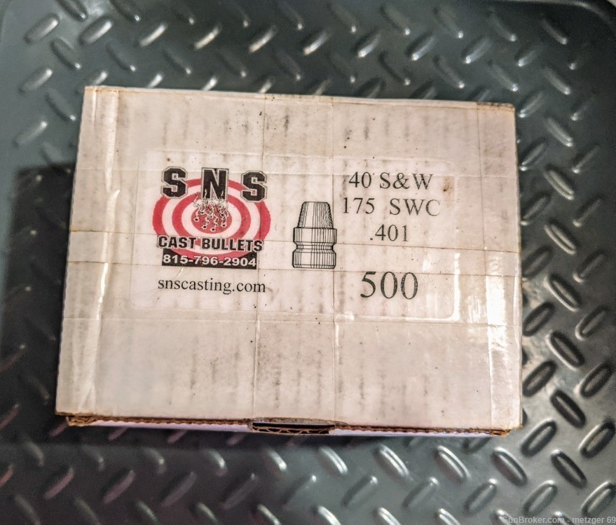 SNS Cast Bullets  40 S&W   175 SWC   1000 ROUNDS-img-0