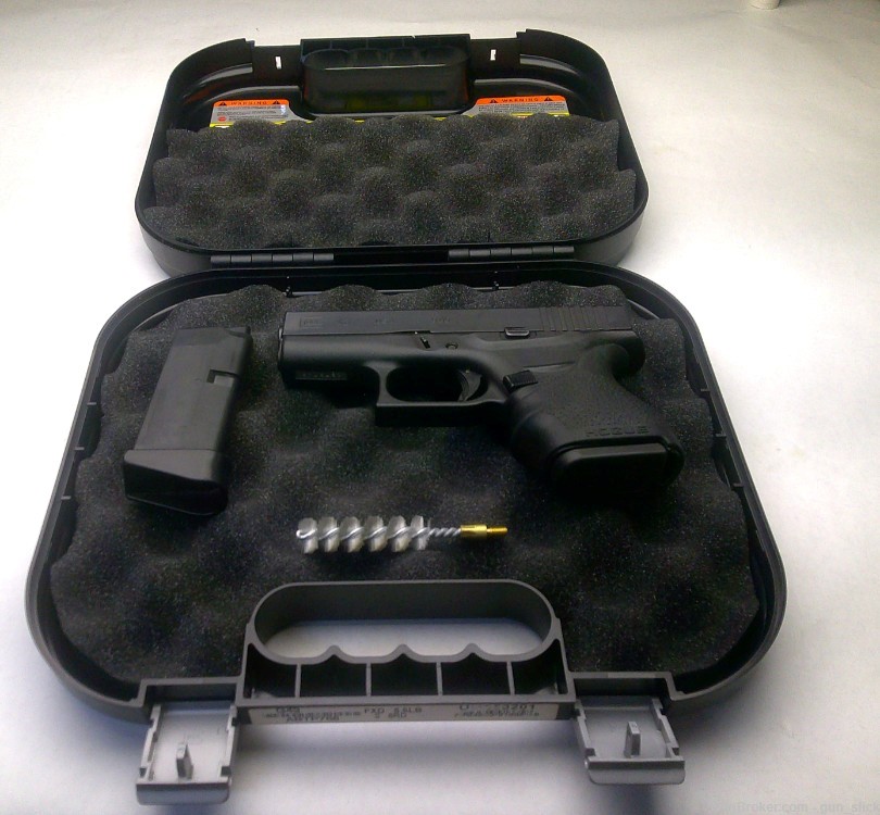 Glock 43, 9mm 6rds, 2-mags, Used-img-0
