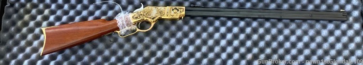 Limited Edition 20/300 A. Uberti Lever Action Golden Boy Rifle-img-3