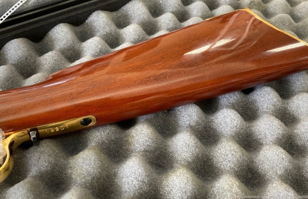 Limited Edition 20/300 A. Uberti Lever Action Golden Boy Rifle-img-7