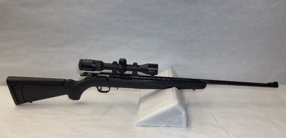 ruger american bolt action rifle. .22 Win Mag, Nikon Scope 2-7 iron sights-img-0