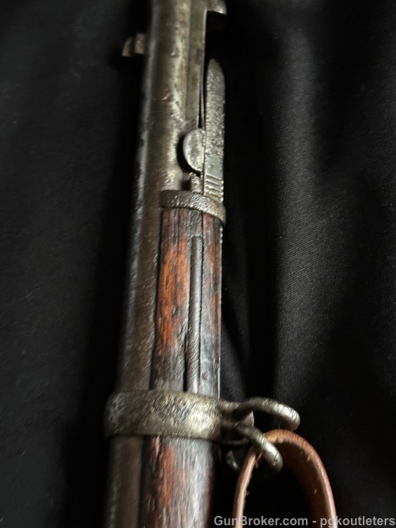 Rare U.S. Springfield Model 1880 Trapdoor Rifle, with Sliding Triangular -img-38
