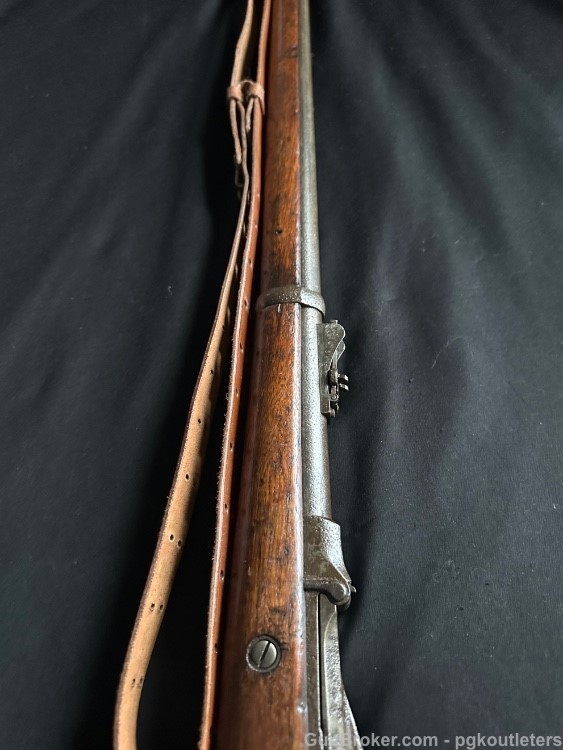 Rare U.S. Springfield Model 1880 Trapdoor Rifle, with Sliding Triangular -img-33