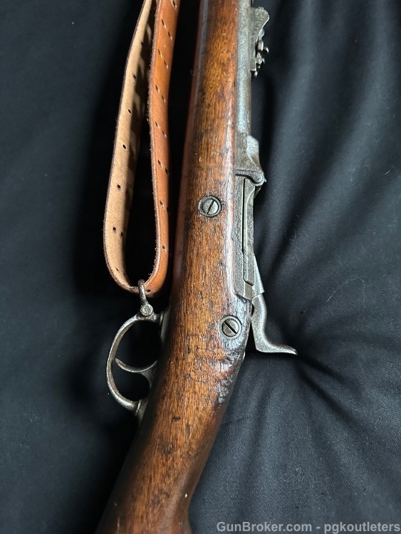 Rare U.S. Springfield Model 1880 Trapdoor Rifle, with Sliding Triangular -img-19