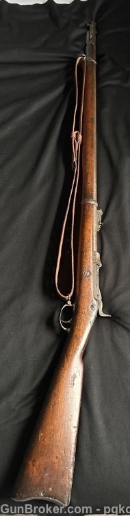 Rare U.S. Springfield Model 1880 Trapdoor Rifle, with Sliding Triangular -img-0