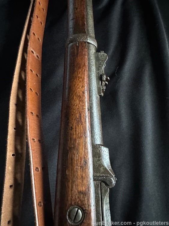 Rare U.S. Springfield Model 1880 Trapdoor Rifle, with Sliding Triangular -img-23