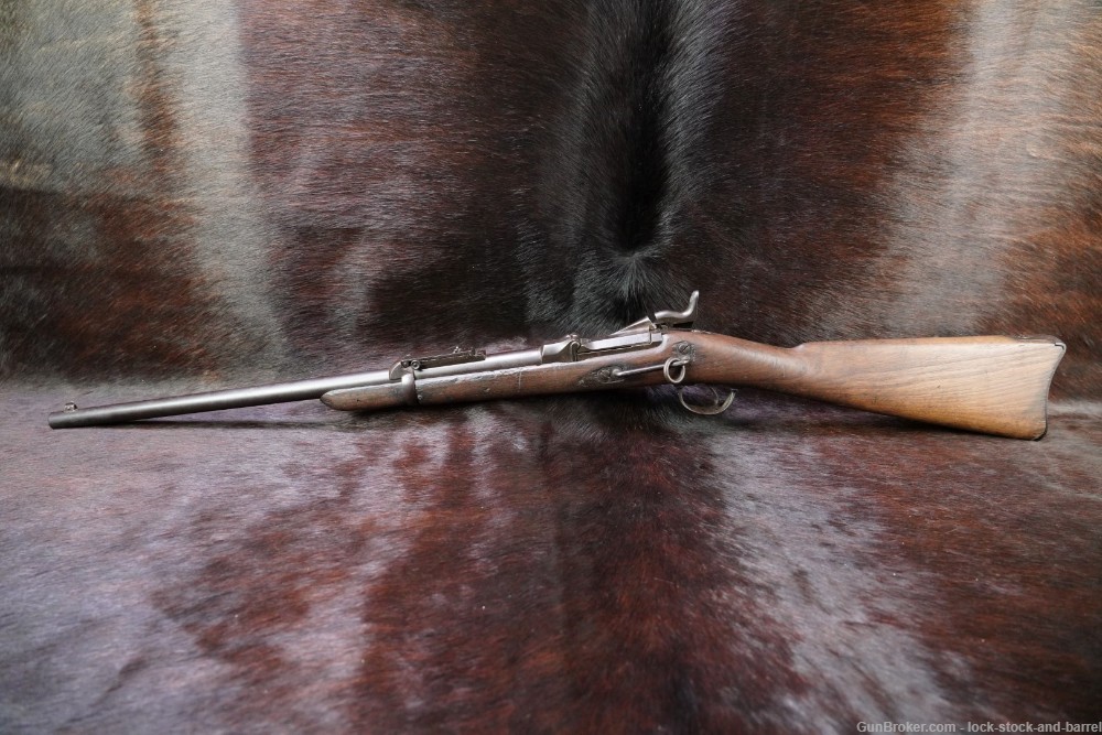 Springfield 1873 Cavalry Carbine 45-70 Govt 22" Trapdoor Rifle 1882 Antique-img-8