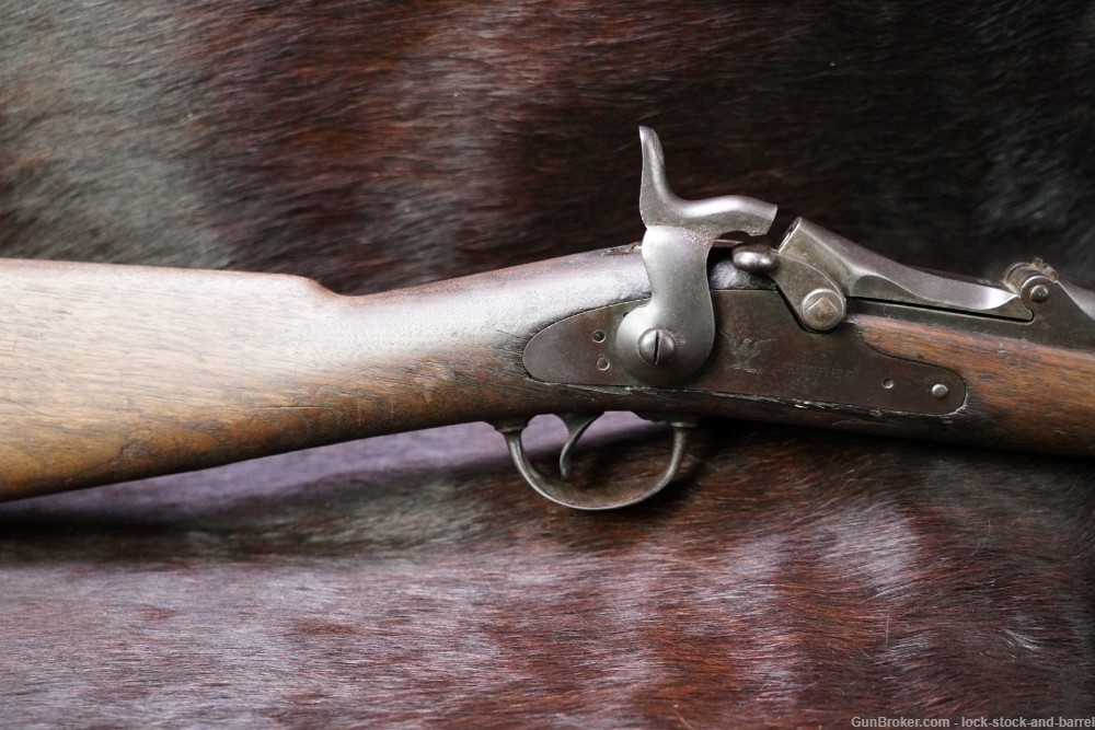 Springfield 1873 Cavalry Carbine 45-70 Govt 22" Trapdoor Rifle 1882 Antique-img-4