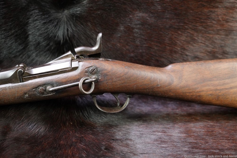 Springfield 1873 Cavalry Carbine 45-70 Govt 22" Trapdoor Rifle 1882 Antique-img-10