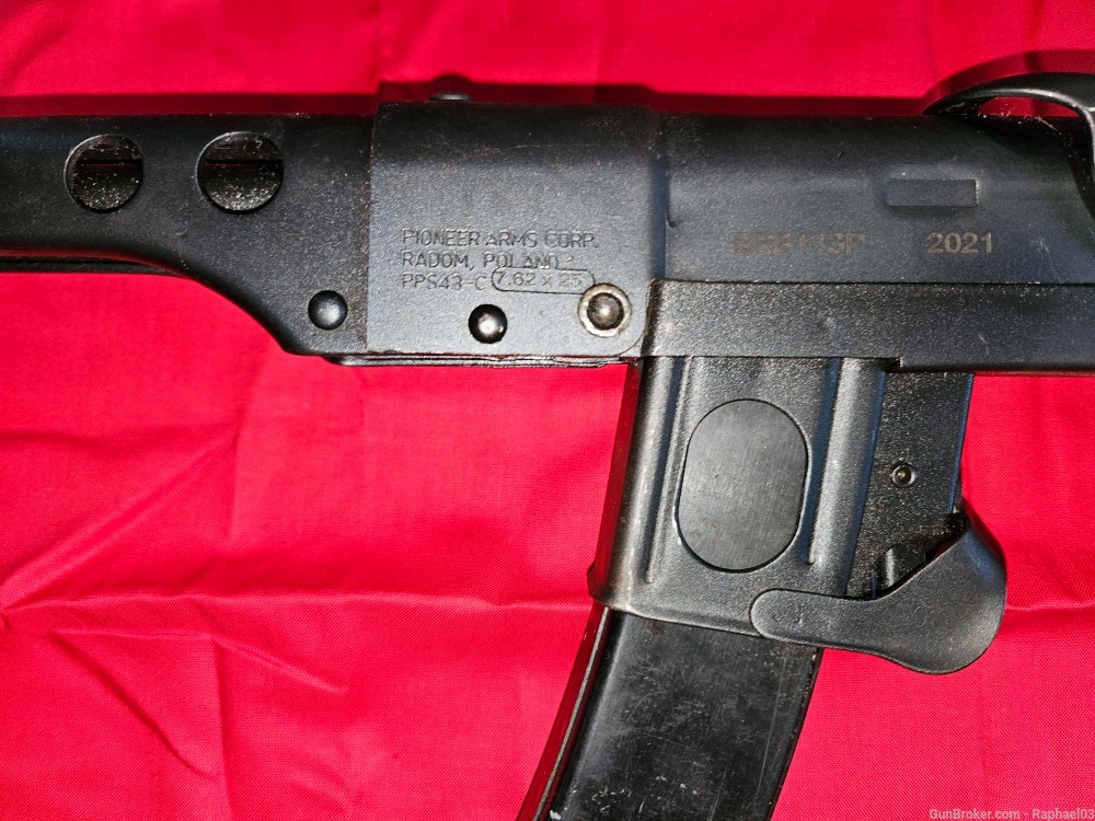 Pioneer Arms PPS43-C 7.62 x 25 mm Tokarev Semi Auto Pistol 35 Rounds-img-1