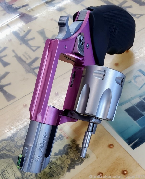 Charter Arms Rosie 38spl 2.2” barrel Revolver HiViz sight Pink Anodized -img-14