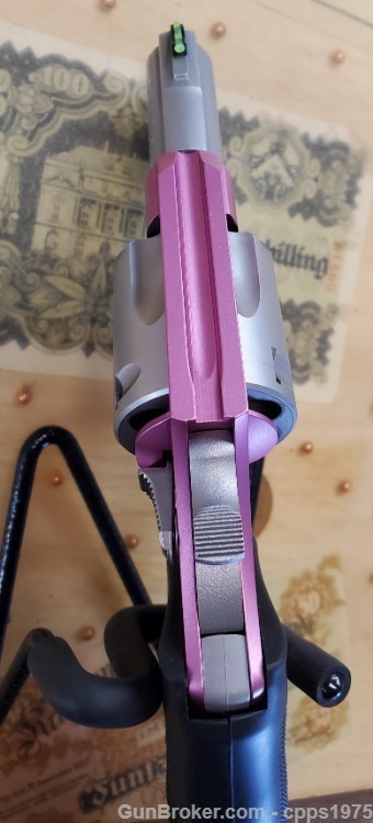 Charter Arms Rosie 38spl 2.2” barrel Revolver HiViz sight Pink Anodized -img-16