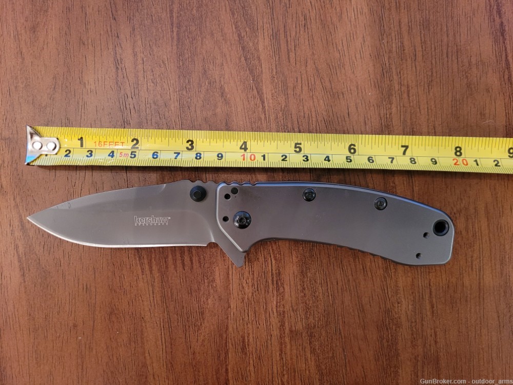 5 Folding Pocket Knives (Ganzo, HTK, MTech, Kershaw, Byrd)-img-3