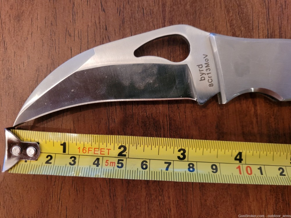 5 Folding Pocket Knives (Ganzo, HTK, MTech, Kershaw, Byrd)-img-7