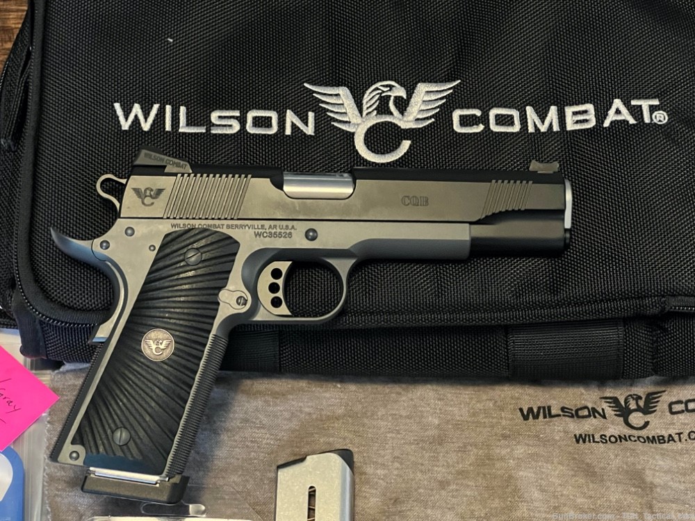 Wilson Combat 1911 CQB Full Size 45 ACP CQB Gray Frame-img-2