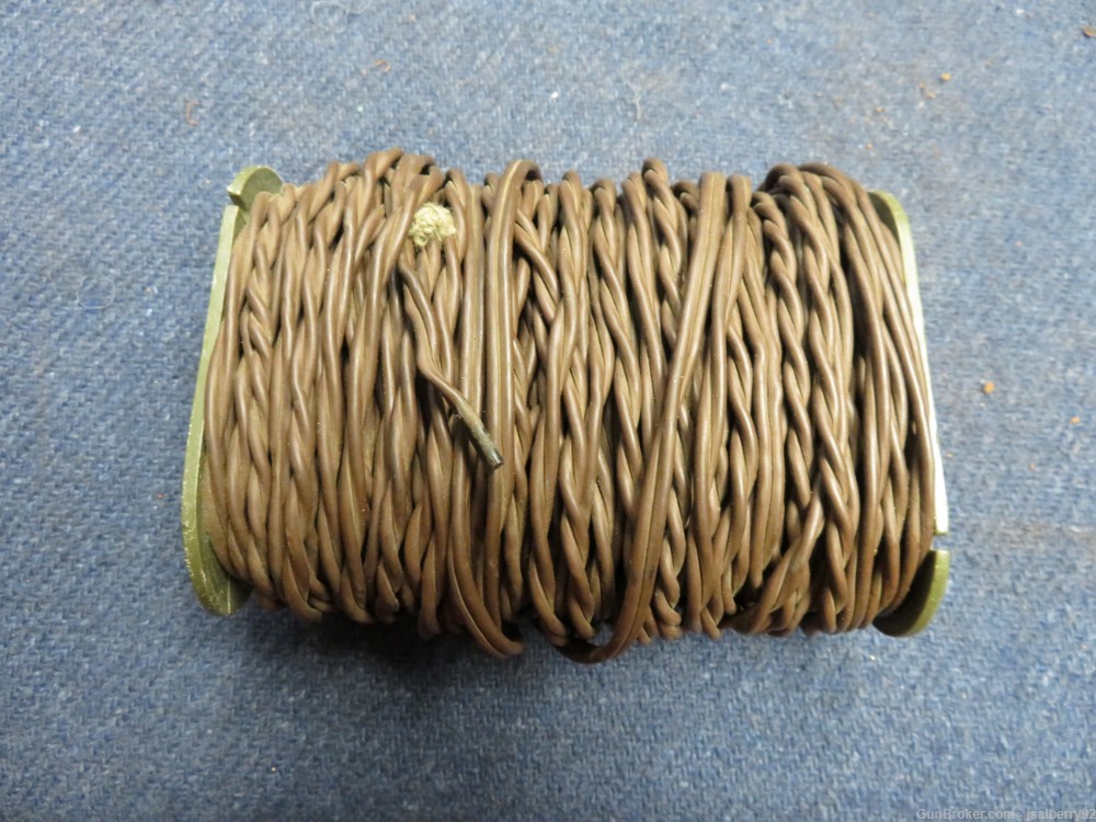 US MILITARY ROLL OF WIRE FOR CLAYMORE MINE-ORIGINAL-NICE CONDITION-img-0