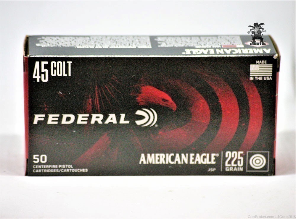 45 LONG COLT Jacketed Soft Point 225 GRAIN 860 FPS FEDERAL 45 LC 50 ROUNDS-img-3