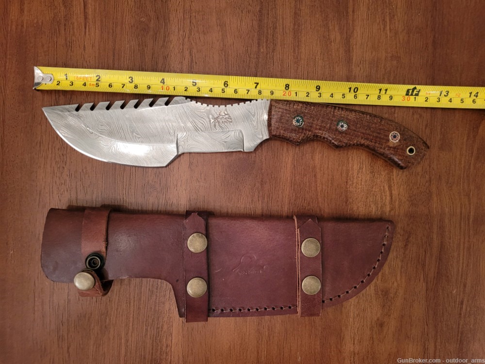 2 Large Fixed Blade Kniives (DKC & MTech USA) - Nice Condition-img-7