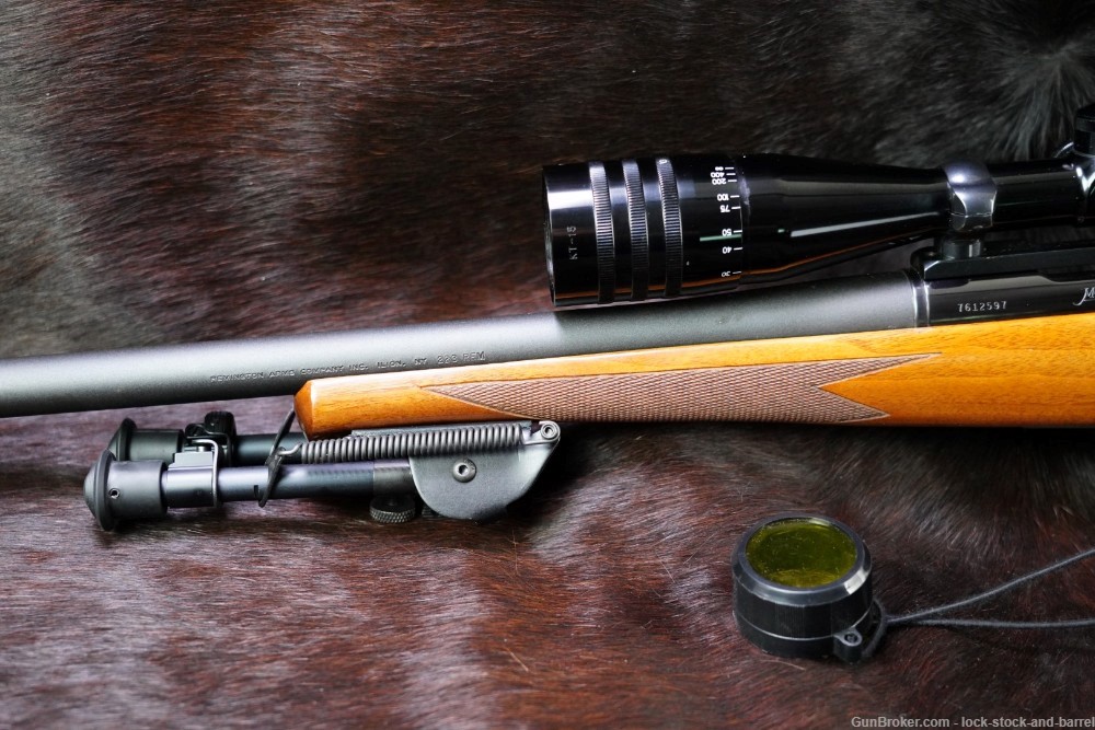 Custom Remington Model Seven 26" .223 Rem. Bolt Action Rifle, Bipod & Scope-img-11