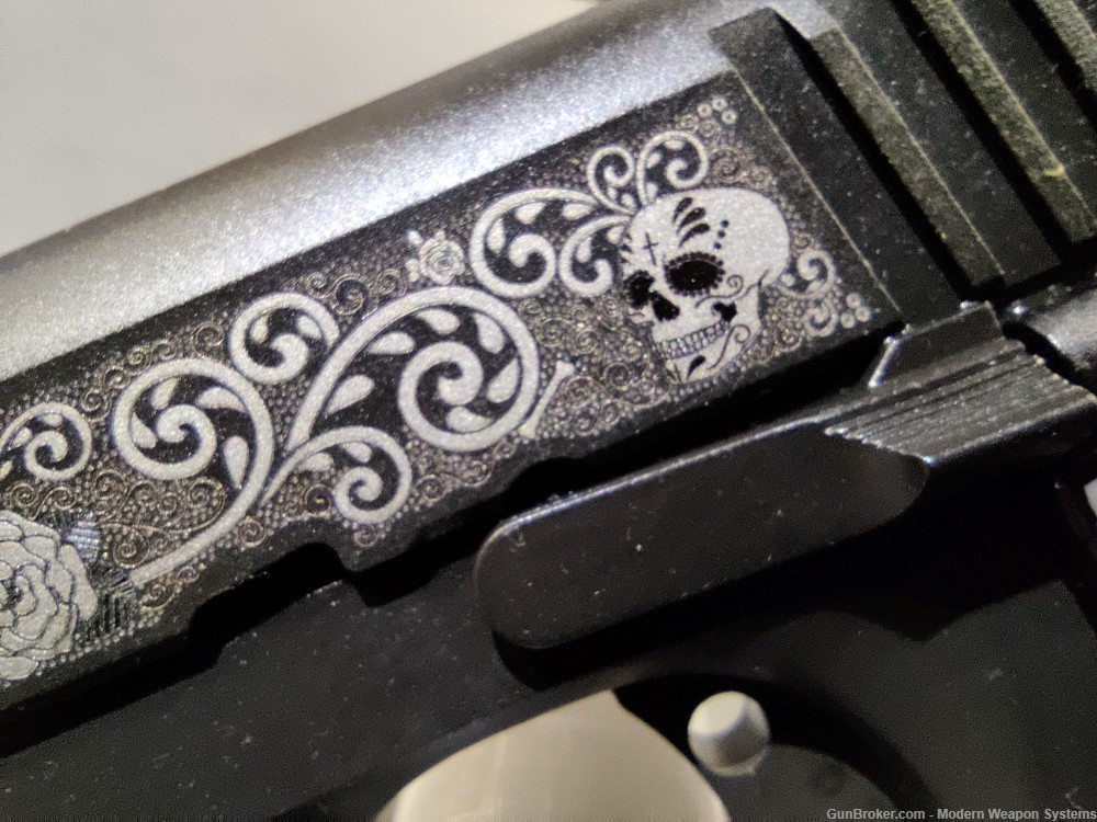 ARMSCOR 1911 BABY ROCK ENGRAVED ARMSCOR DAY OF THE DEAD DOTD-img-8