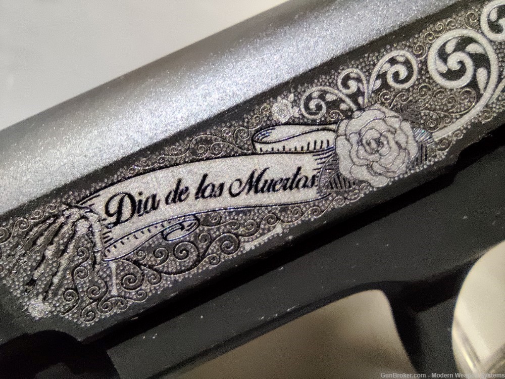 ARMSCOR 1911 BABY ROCK ENGRAVED ARMSCOR DAY OF THE DEAD DOTD-img-7
