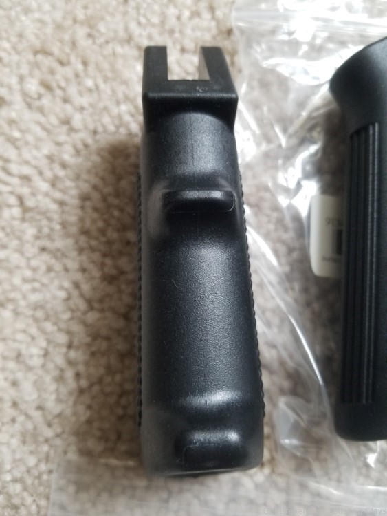 AR-15 Rifle Pistol Grip with Molded Finger Grooves, New, Black in color-img-2