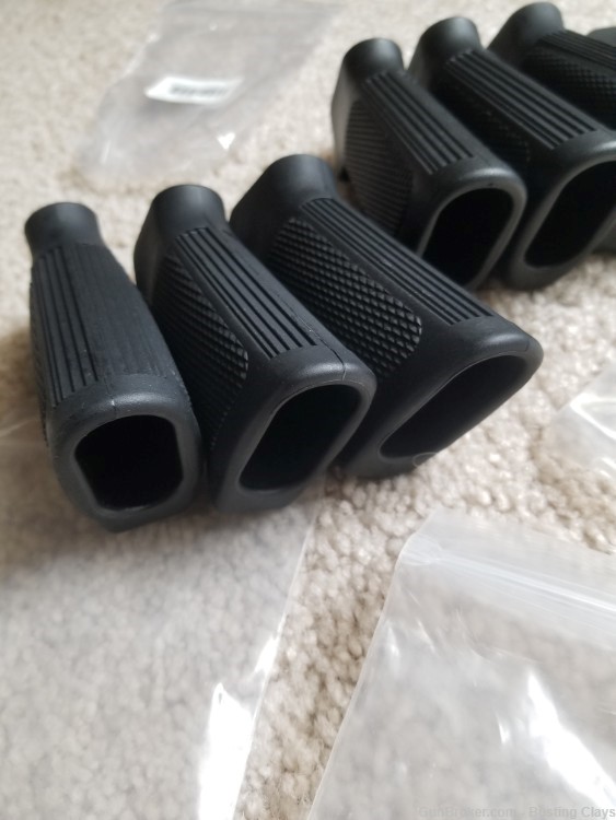 AR-15 Rifle Pistol Grip with Molded Finger Grooves, New, Black in color-img-10