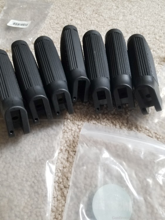 AR-15 Rifle Pistol Grip with Molded Finger Grooves, New, Black in color-img-12