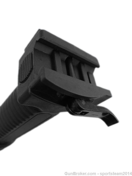 AR15 QD Release+ ForeGrip Grip+SteelLeg Bipod+SideRail 4in1 Grip-img-0
