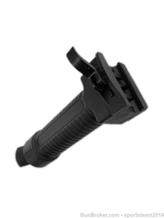 AR15 QD Release+ ForeGrip Grip+SteelLeg Bipod+SideRail 4in1 Grip-img-3