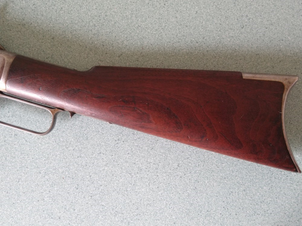 VINTAGE 1873 Winchester Rifle 32 WCF cal circ 1887 24"Round Barrel-img-8