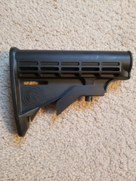 Smith and Wesson Adjustable Stock High Quality Polymer, Matte Black-img-0