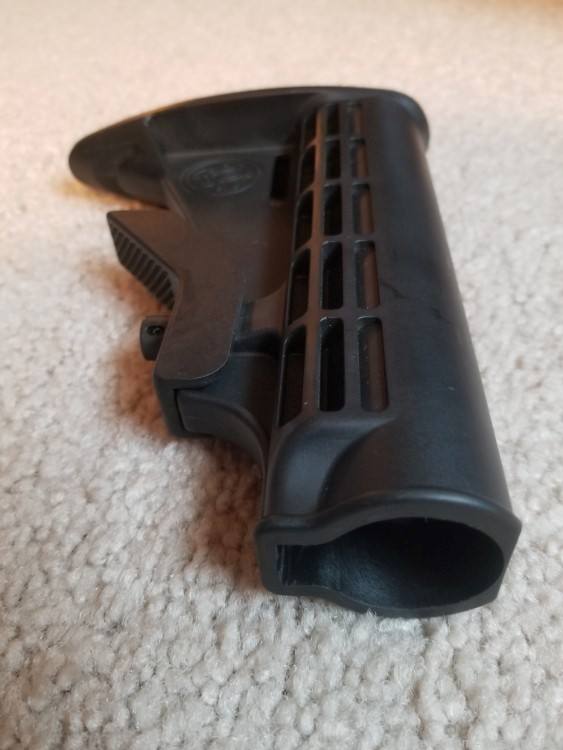 Smith and Wesson Adjustable Stock High Quality Polymer, Matte Black-img-5