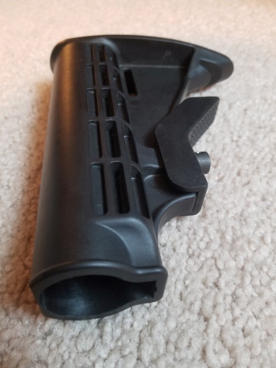 Smith and Wesson Adjustable Stock High Quality Polymer, Matte Black-img-4