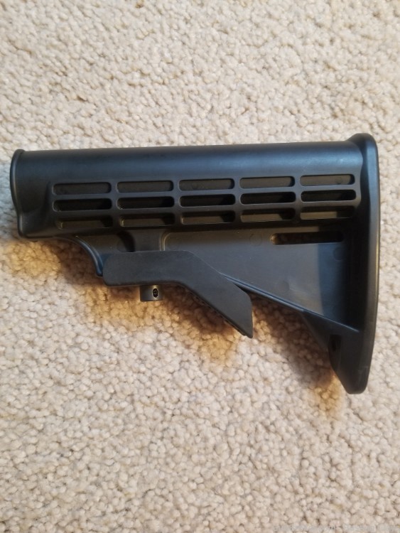 Smith and Wesson Adjustable Stock High Quality Polymer, Matte Black-img-2