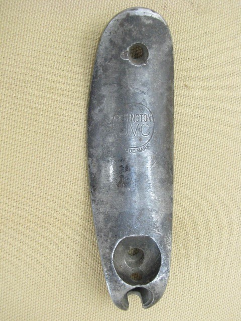 Remington model 16 steel rifle butt plate-img-0