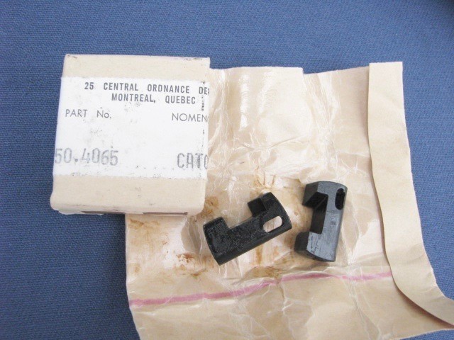 2 New Canadian L1A1 bayonet catch catches in box-img-0