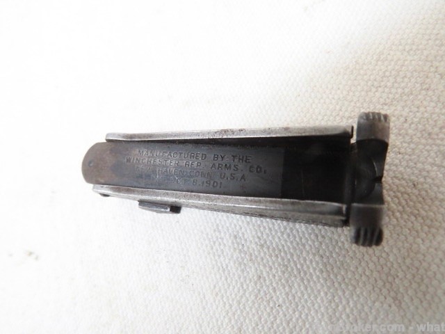 Early Winchester Pre 64 Model 94 Rear Sight for .32 Winchester Special-img-6